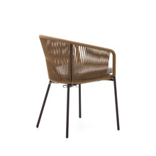 Load image into Gallery viewer, Yanet beige rope chair with galvanised steel legs - image 5