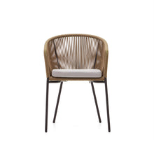 Load image into Gallery viewer, Yanet beige rope chair with galvanised steel legs - image 7