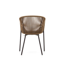 Load image into Gallery viewer, Yanet beige rope chair with galvanised steel legs - image 10