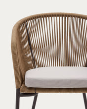Load image into Gallery viewer, Yanet beige rope chair with galvanised steel legs - image 12