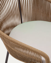 Load image into Gallery viewer, Yanet beige rope chair with galvanised steel legs - image 14