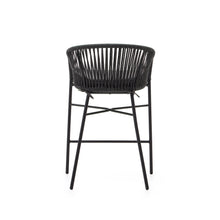 Load image into Gallery viewer, Yanet rope stool in black 65 cm in height - image 9
