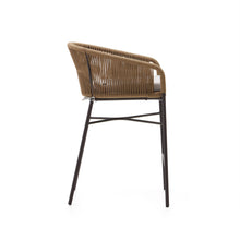 Load image into Gallery viewer, Yanet rope stool in beige 65 cm in height - image 3