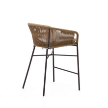 Load image into Gallery viewer, Yanet rope stool in beige 65 cm in height - image 6