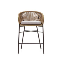 Load image into Gallery viewer, Yanet rope stool in beige 65 cm in height - image 7