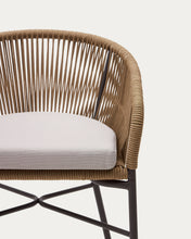 Load image into Gallery viewer, Yanet rope stool in beige 65 cm in height - image 13