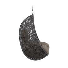 Load image into Gallery viewer, Florina hanging chair in dark grey - image 3
