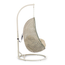 Load image into Gallery viewer, Hanging armchair with light grey Cira multicolour base - image 2