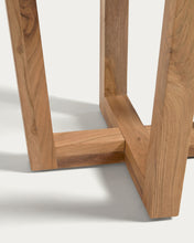 Load image into Gallery viewer, Nahla round table made from solid acacia wood with natural finish Ø 90 cm - image 6