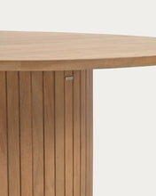 Load image into Gallery viewer, Licia round table made from solid mango wood with natural finish Ø 120 cm - image 4