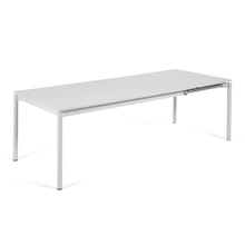 Load image into Gallery viewer, Zaltana extendable outdoor table made of aluminium in a light grey finish, 180 (240) x 100 cm - image 3