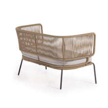Load image into Gallery viewer, Nadin 2 seater sofa in beige cord with galvanised steel legs, 135 cm - image 3