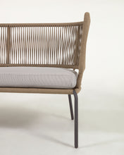 Load image into Gallery viewer, Nadin 2 seater sofa in beige cord with galvanised steel legs, 135 cm - image 7