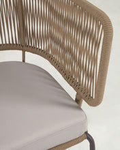 Load image into Gallery viewer, Nadin 2 seater sofa in beige cord with galvanised steel legs, 135 cm - image 8