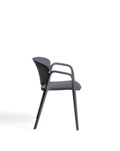 Load image into Gallery viewer, Ania stackable outdoor chair in dark grey - image 2