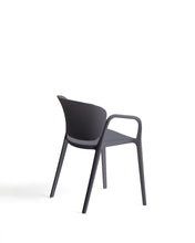 Load image into Gallery viewer, Ania stackable outdoor chair in dark grey - image 3