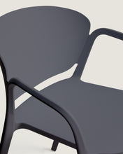 Load image into Gallery viewer, Ania stackable outdoor chair in dark grey - image 7