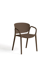Load image into Gallery viewer, Ania stackable outdoor chair in dark brown
