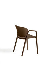 Load image into Gallery viewer, Ania stackable outdoor chair in dark brown - image 3