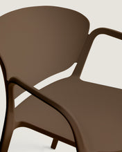 Load image into Gallery viewer, Ania stackable outdoor chair in dark brown - image 7