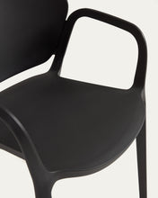 Load image into Gallery viewer, Ania stackable outdoor chair in black - image 7