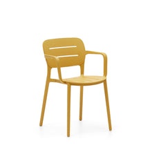 Load image into Gallery viewer, Morella stackable outdoor chair in mustard