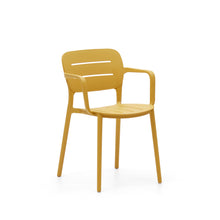 Load image into Gallery viewer, Morella stackable outdoor chair in mustard - image 2