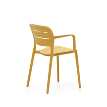 Load image into Gallery viewer, Morella stackable outdoor chair in mustard - image 6