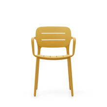 Load image into Gallery viewer, Morella stackable outdoor chair in mustard - image 7