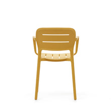 Load image into Gallery viewer, Morella stackable outdoor chair in mustard - image 9