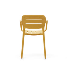 Load image into Gallery viewer, Morella stackable outdoor chair in mustard - image 10