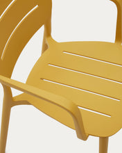 Load image into Gallery viewer, Morella stackable outdoor chair in mustard - image 13