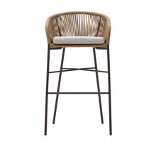 Load image into Gallery viewer, Yanet rope stool in beige 80 cm in height - image 7