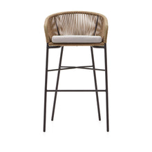 Load image into Gallery viewer, Yanet rope stool in beige 80 cm in height - image 8