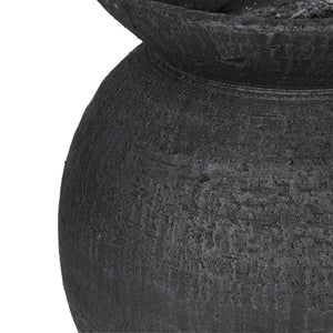 Jet Terracotta Vase