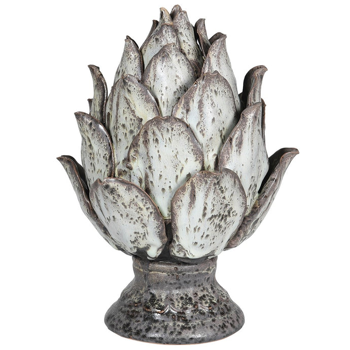 Small Distressed Ceramic Artichoke Ornament
