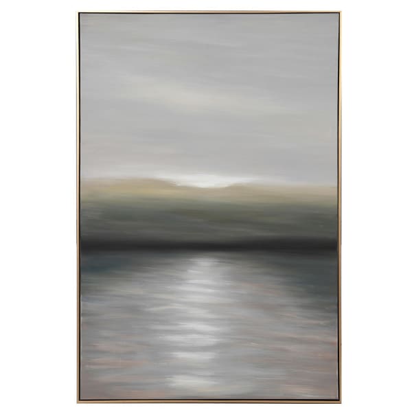 Dusk Hand Painted Framed Canvas