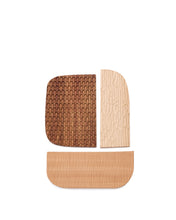 Load image into Gallery viewer, Trivax 3-piece wall panel made of acacia wood FSC 100%
