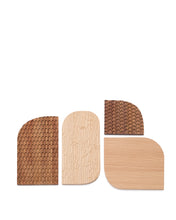 Load image into Gallery viewer, Trivax 4-piece wall panel made of acacia wood FSC 100%