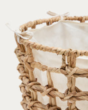 Load image into Gallery viewer, Dilam set of 2 natural fibre baskets, Ø 30 cm / Ø 38 cm - image 4