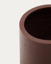 Load image into Gallery viewer, Calun maroon cement planter Ø 32cm - image 4