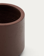 Load image into Gallery viewer, Calun maroon cement planter Ø 32cm - image 5
