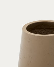 Load image into Gallery viewer, Calun beige cement planter Ø 50cm - image 3