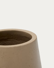 Load image into Gallery viewer, Calun beige cement planter Ø 50cm - image 4