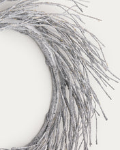 Load image into Gallery viewer, Bria luminous silver-coloured wreath, Ø 60 cm - image 5