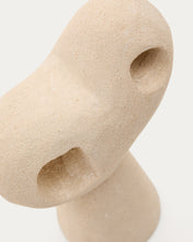 Load image into Gallery viewer, Arif set of stone sculptures in a beige and black finish, 12 cm / 23 cm - image 3