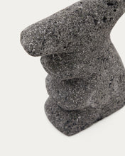 Load image into Gallery viewer, Arif set of stone sculptures in a beige and black finish, 12 cm / 23 cm - image 4