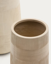 Load image into Gallery viewer, Tival beige cement-effect planter Ø 45 cm / Ø 32 cm - image 4