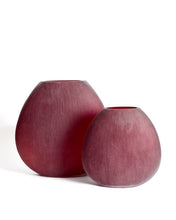 Load image into Gallery viewer, Rovena burgundy glass vase 33.5 cm - image 2