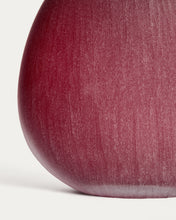 Load image into Gallery viewer, Rovena burgundy glass vase 33.5 cm - image 7